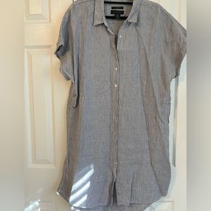Tahiti Linen Shirtdress